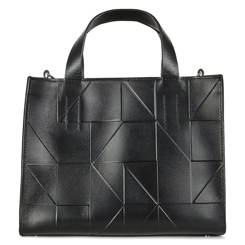 Women ECCO GEOMETRIK - Shoulder-Bags Black - India POGRUQ702